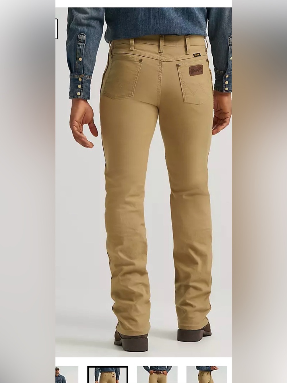 Vintage 90’s Wrangler #0936 Tan Cowboy Slim Jeans, 27